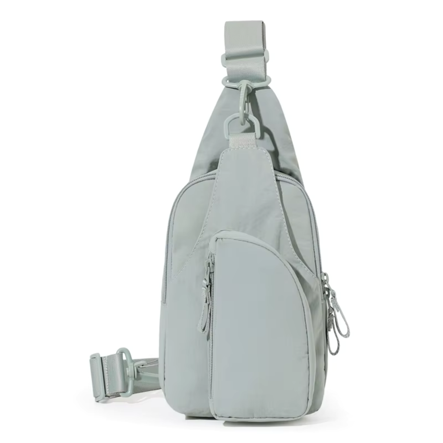 Gender Neutral Nylon Sling Cross Body Bag
