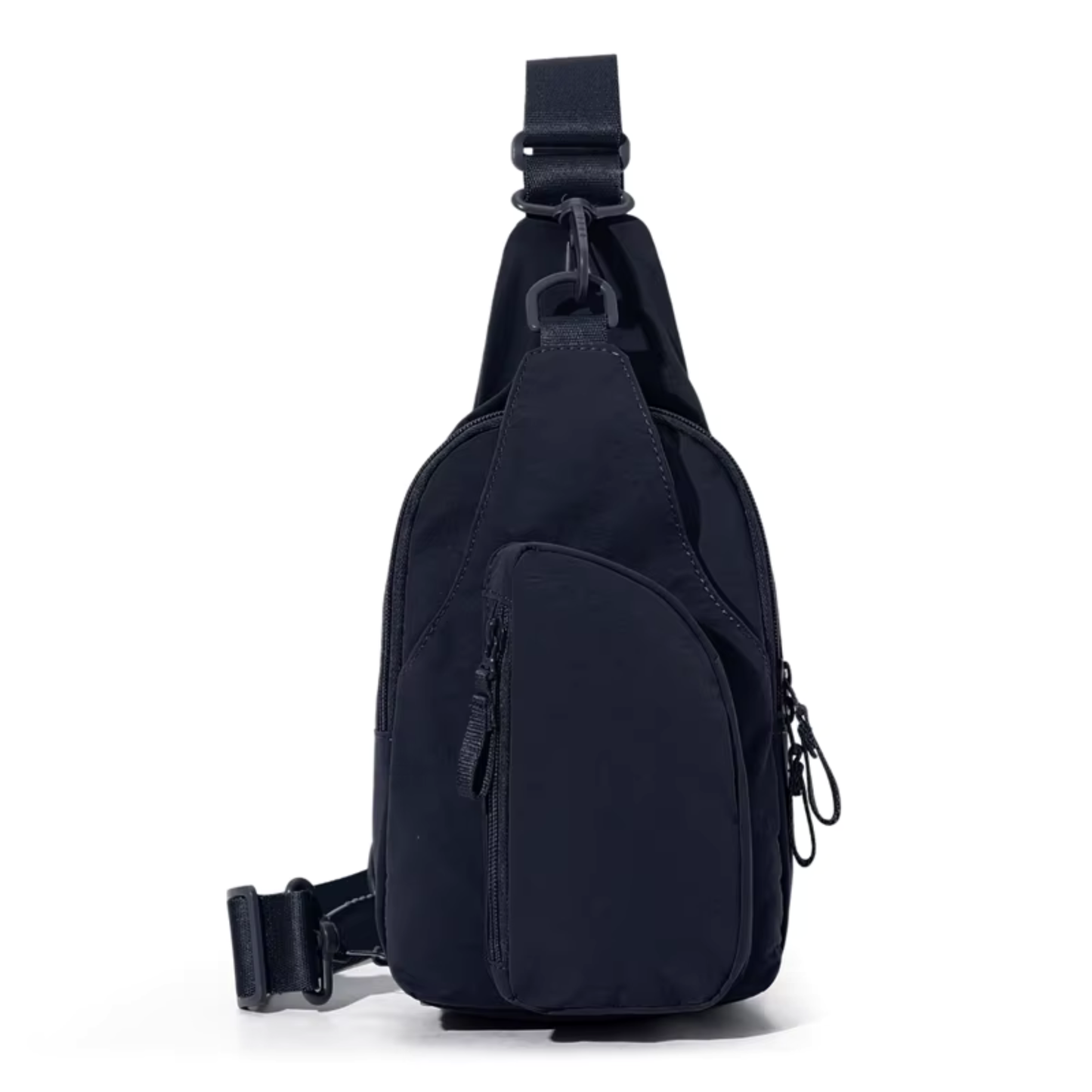 Gender Neutral Nylon Sling Cross Body Bag