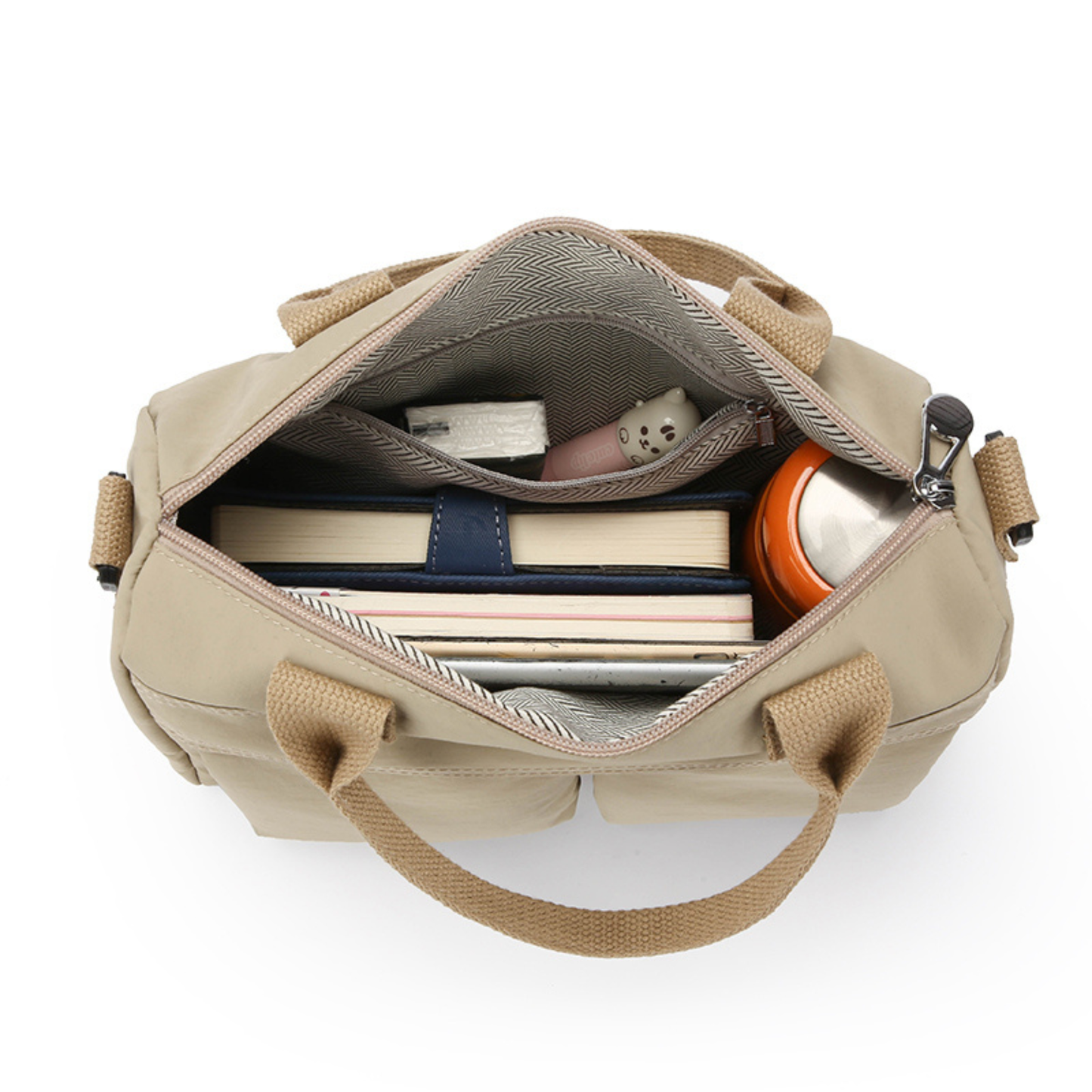 The "Fits Everything" Sporty Compact Nylon Messenger Bag