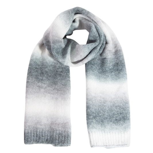 Ombre Knit Long Scarf
