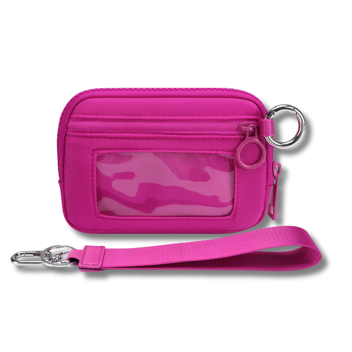 Weatherproof 3 Zip Wallet with Wristlet Strap