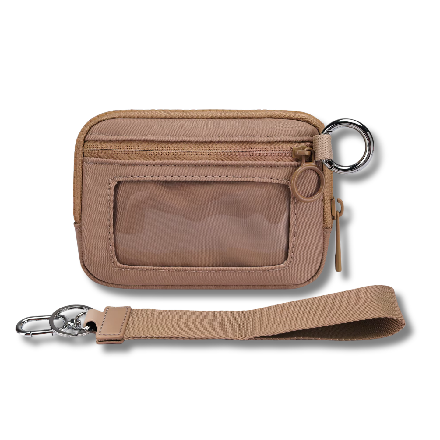 Weatherproof 3 Zip Wallet with Wristlet Strap