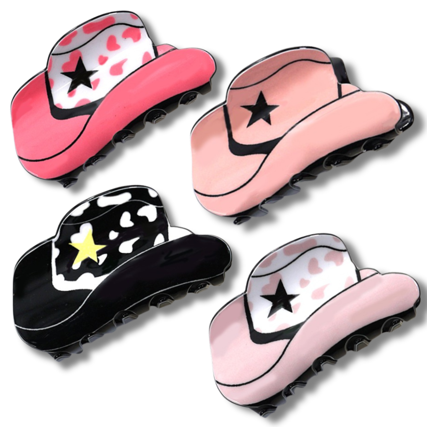 Cowgirl Hat Large Clips