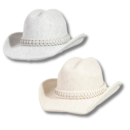 Braided Strap Cowboy Hat