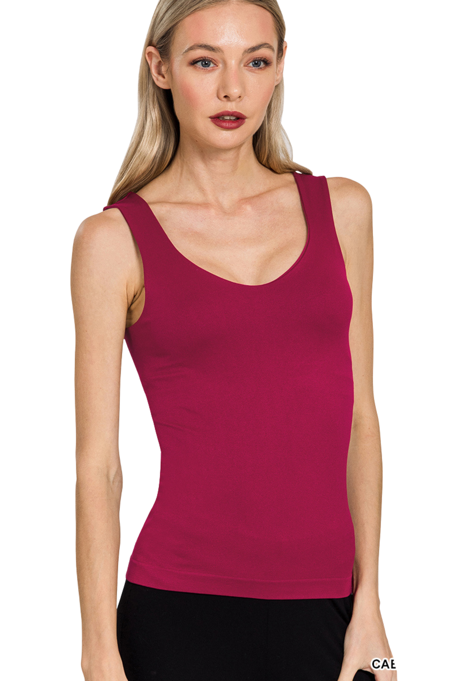 Seamless Tank Top with Built In Bra