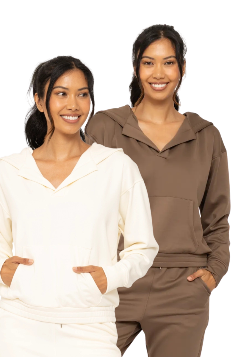 Elevated Henley Pullover Hoodie