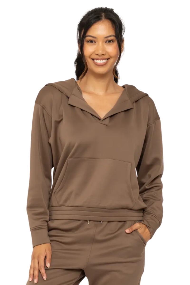 Elevated Henley Pullover Hoodie