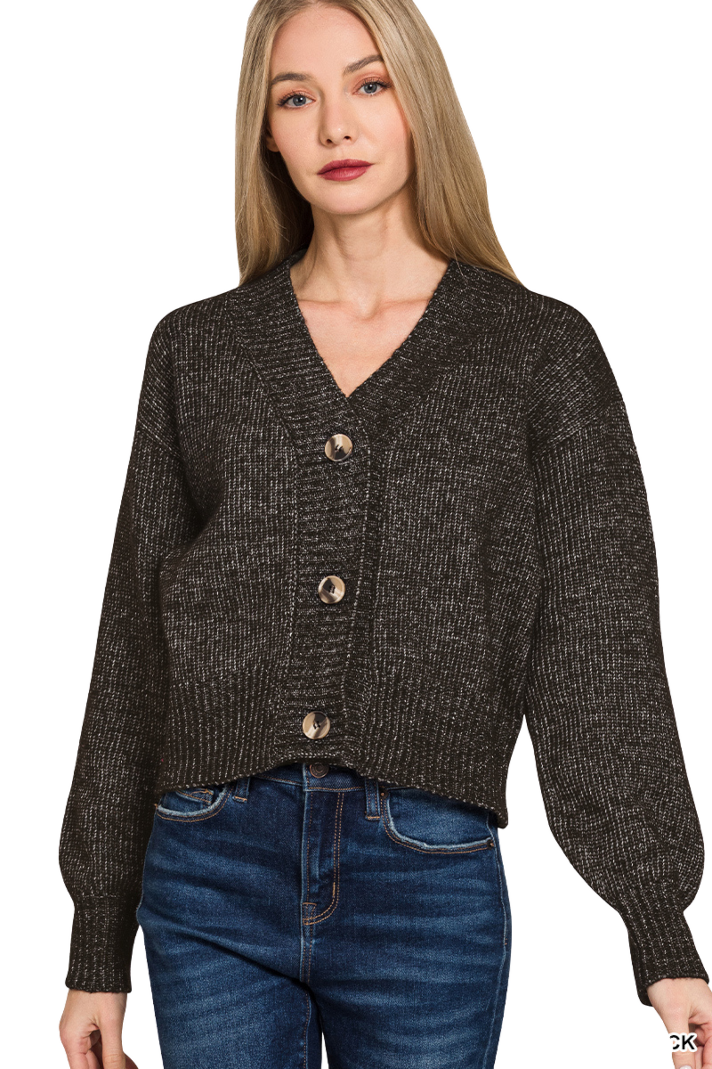 Knit Sweater Button Up Cardigan