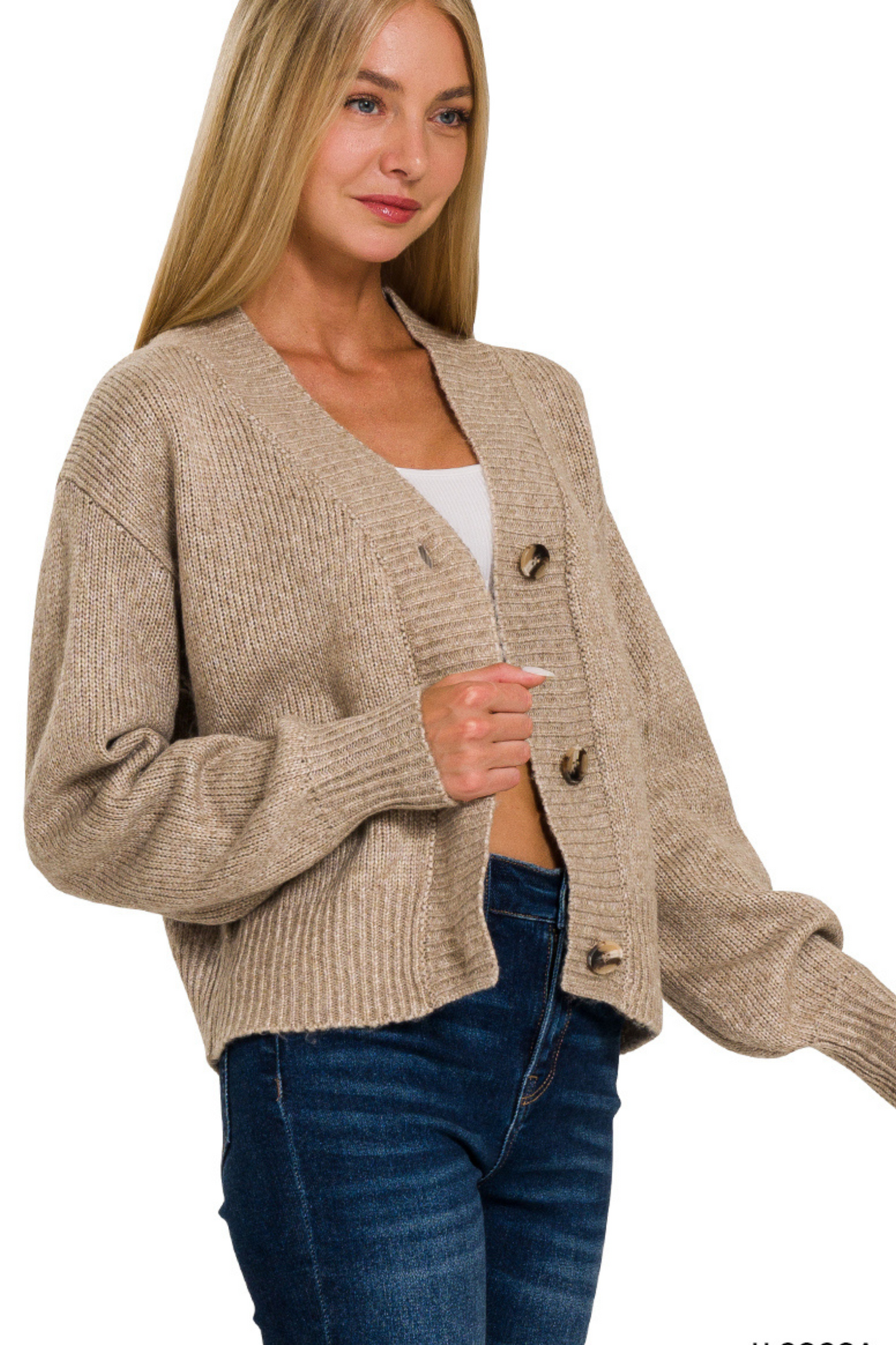 Knit Sweater Button Up Cardigan
