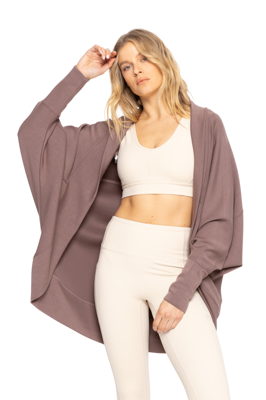 Cocoon Style Open Cardigan