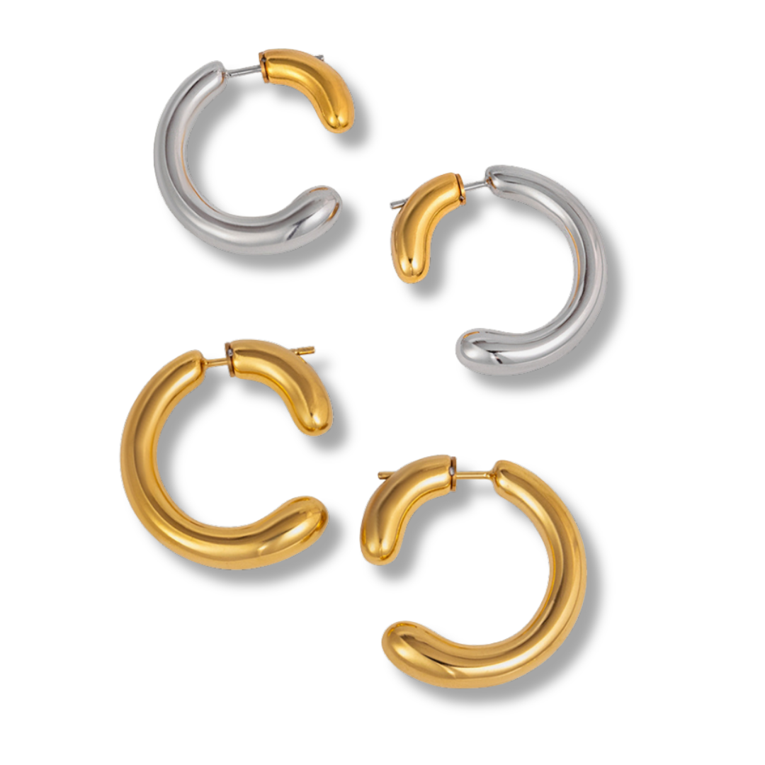 Sestra by Intro Stainless Steel Seamless Hoops