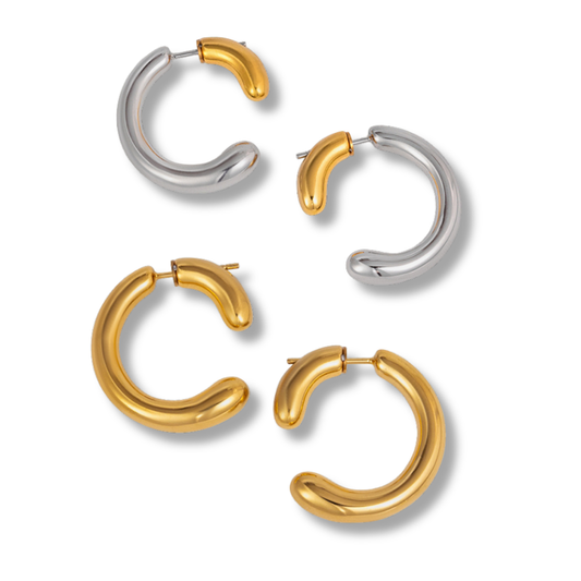 Sestra by Intro Stainless Steel Seamless Hoops