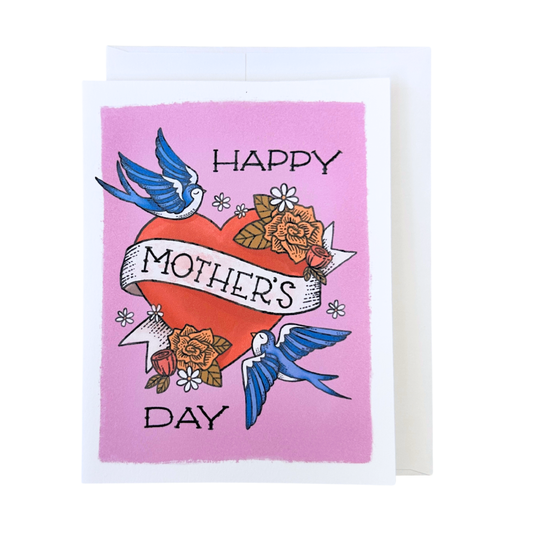 Tattoo Art Happy Mother's Day Greeting Card