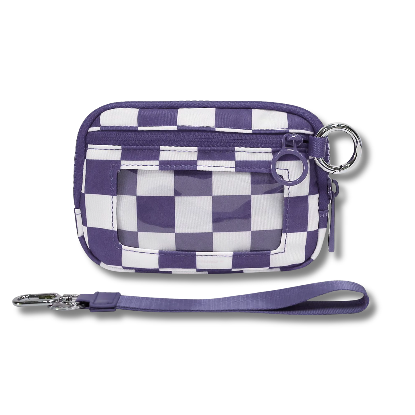 Weatherproof 3 Zip Wallet with Wristlet Strap