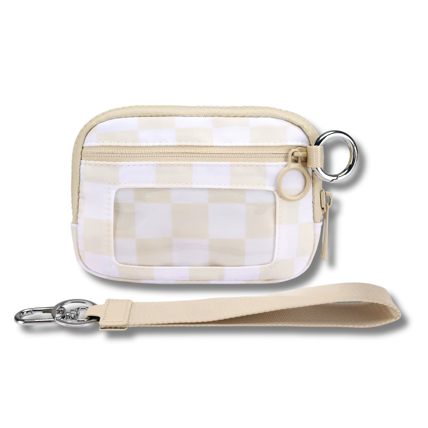 Weatherproof 3 Zip Wallet with Wristlet Strap