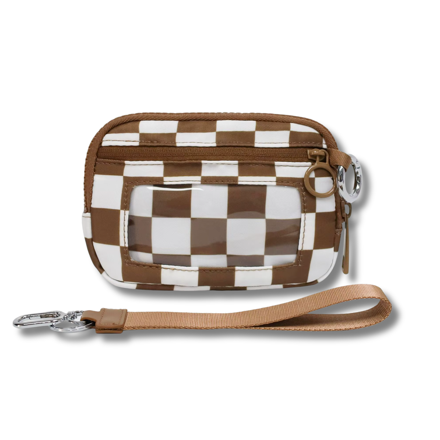 Weatherproof 3 Zip Wallet with Wristlet Strap