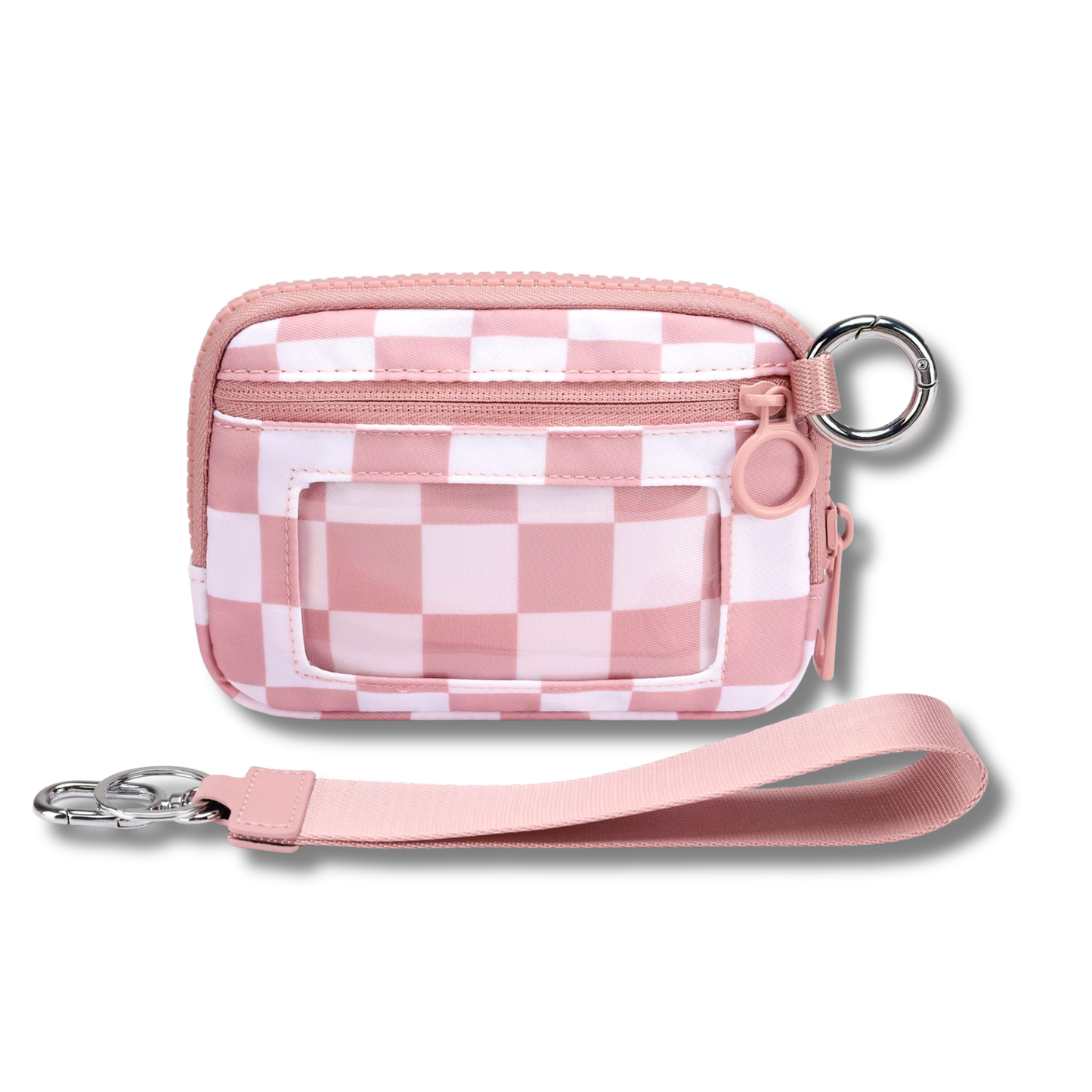Weatherproof 3 Zip Wallet with Wristlet Strap