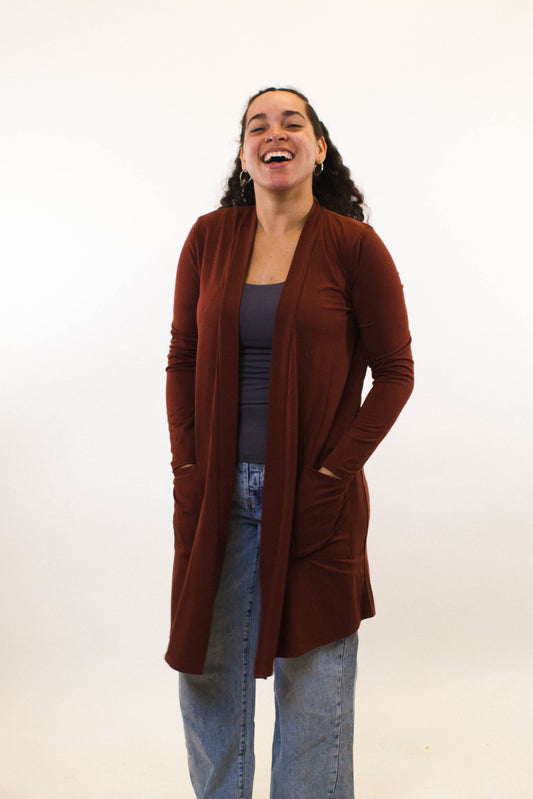 Open Duster With Pockets
